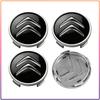 4Pcs 60MM Car  Wheel Center Hub Caps Replacement Wheel Hub Emblem For Citroen C1 C2 C3 C4 C5 C6 C8 C4L DS3 DS4 DS5 LS DS6 Picasso