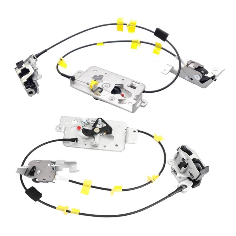 Auto Rear Side Door Lock Latch & Cable for Ford F-150 Extended Cab 2004-2008,