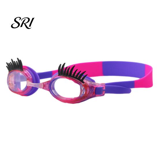 Children Swimming Goggles Children's Eyelashes Anti-Fog No Leak Swim Kids Eyelash Eyewear Cute Eyeglass for Girls Pool Accessories Comfortable