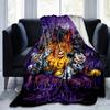 1pc, Spooky Halloween Magic Home Decor Blanket, Flannel Throw for Your Couch, Perfect Gift Idea, Ideal for Bedroom, Living Room