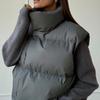 Женская зимняя теплая стеганая куртка без рукавов, свободная демисезонная куртка для женщин 2024 года, осень, новая повседневная парка, уличные куртки для активного отдыха, женская одежда
