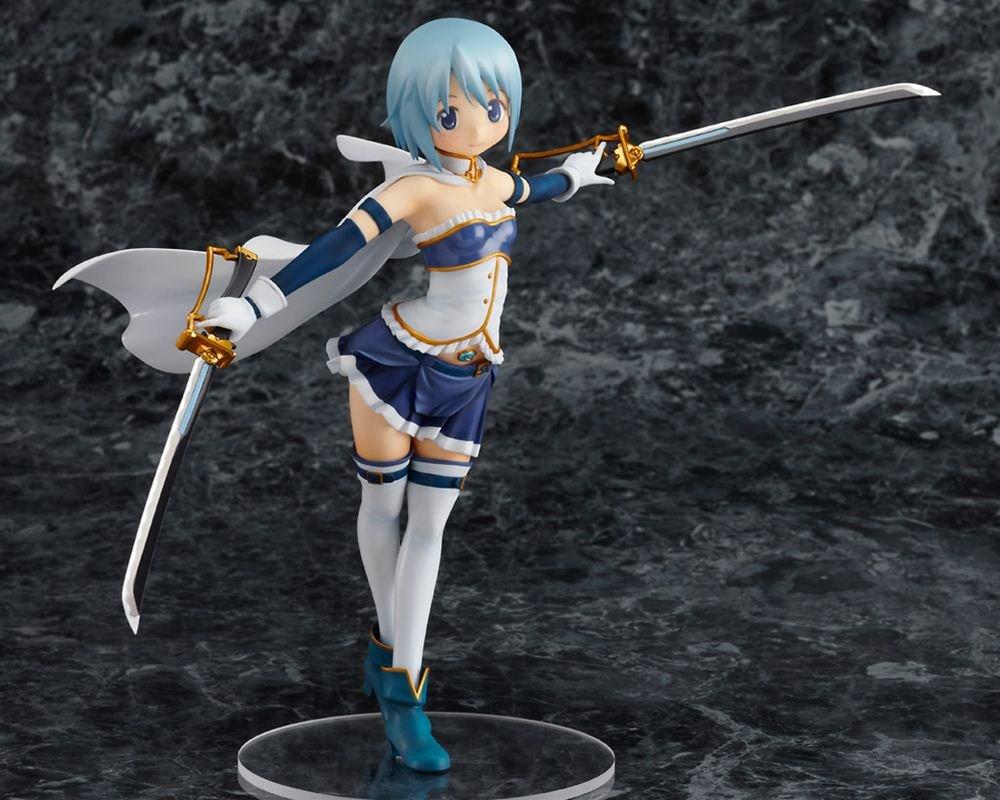 Puella Magi Madoka Magica Sayaka Miki масштаб ПВХ окрашенный готовый (1/8 продукта)