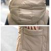 Casual Warm Sleeveless Vest Coat Long Down Cotton Jacket Solid Hooded Padded Parkas Vests Loose Female Korea Winter Waistcoat