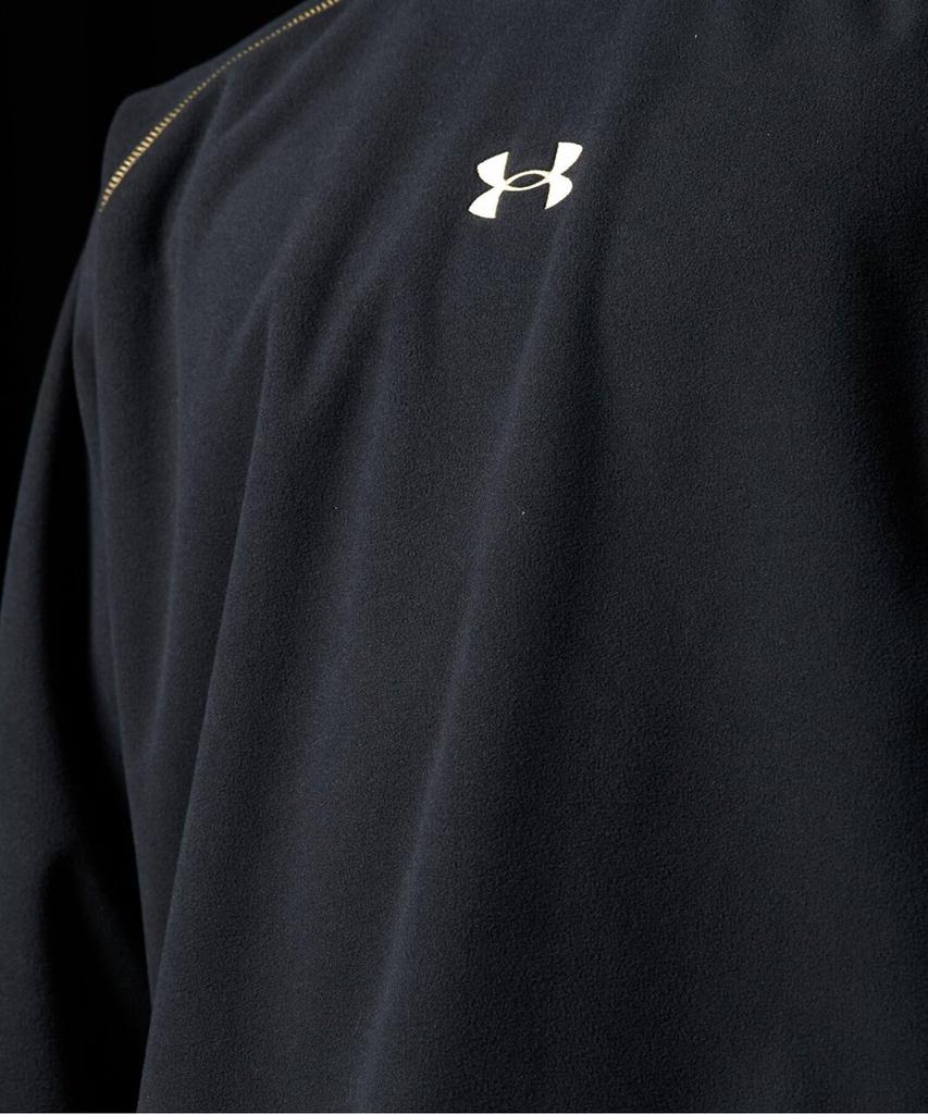 UA 3-слойный пуловер из флиса Черный Золотой MD [Under Armour]