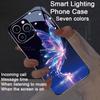 Чехол для iPhone 16 Glow Shine Butterfly LED Чехол для телефона Для iPhone 15 14 13 12 11 Pro Max X XR XS 7 8 Plus SE2 16E Flash Cover