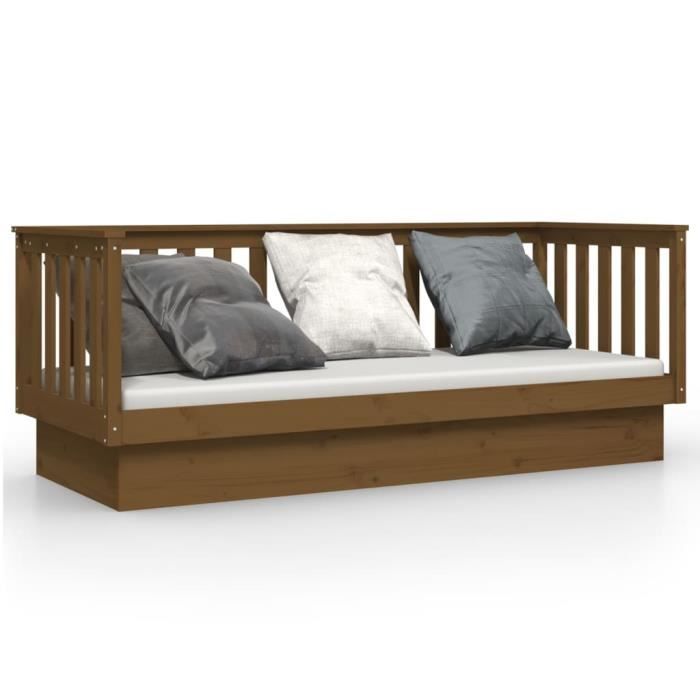 VidaXL Daybed Honey Brown 75x190 Cm Solid Pine Wood821577