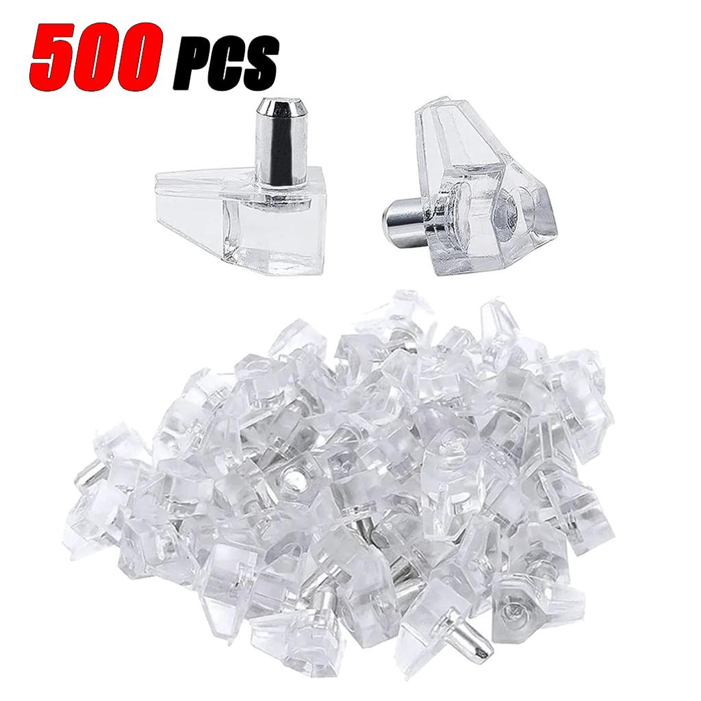 10/500 шт прозрачные полки шпильки колышки пластиковый ламинат поддержка шкаф полки гардероба стеклянная пластина поддержка мебельная фурнитура