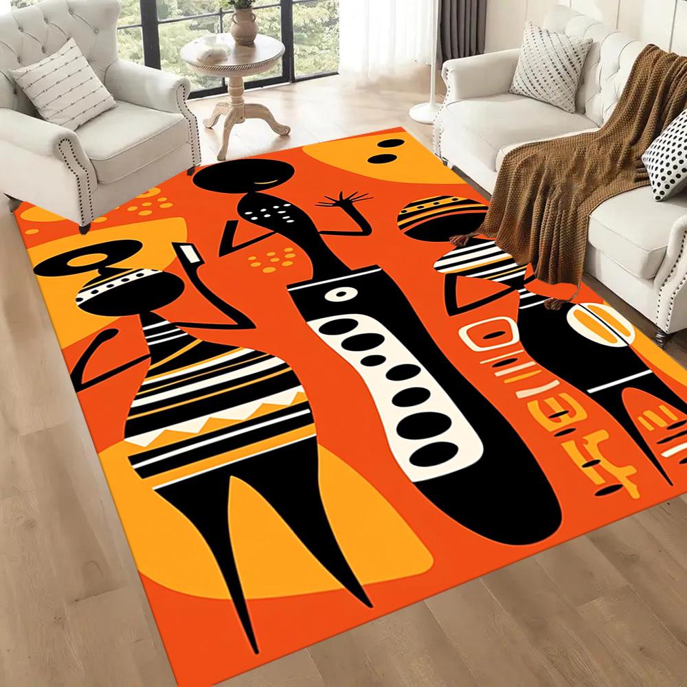 African Heritage Elegance Floor Mats for Living Room, Bedroom and Room Decoration Are Suitable for Gifts.