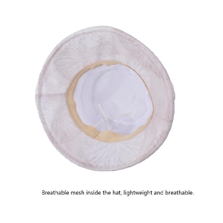 Женская дышащая шляпа от солнца с нежным цветочным декором, складная и удобная для повседневной носки и путешествий