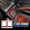 Наклейка для BMW 5 серии E39 M5 1998-2003, аксессуары, внутренняя отделка автомобиля, крышка центрального заднего ящика для хранения, наклейка из углеродного волокна