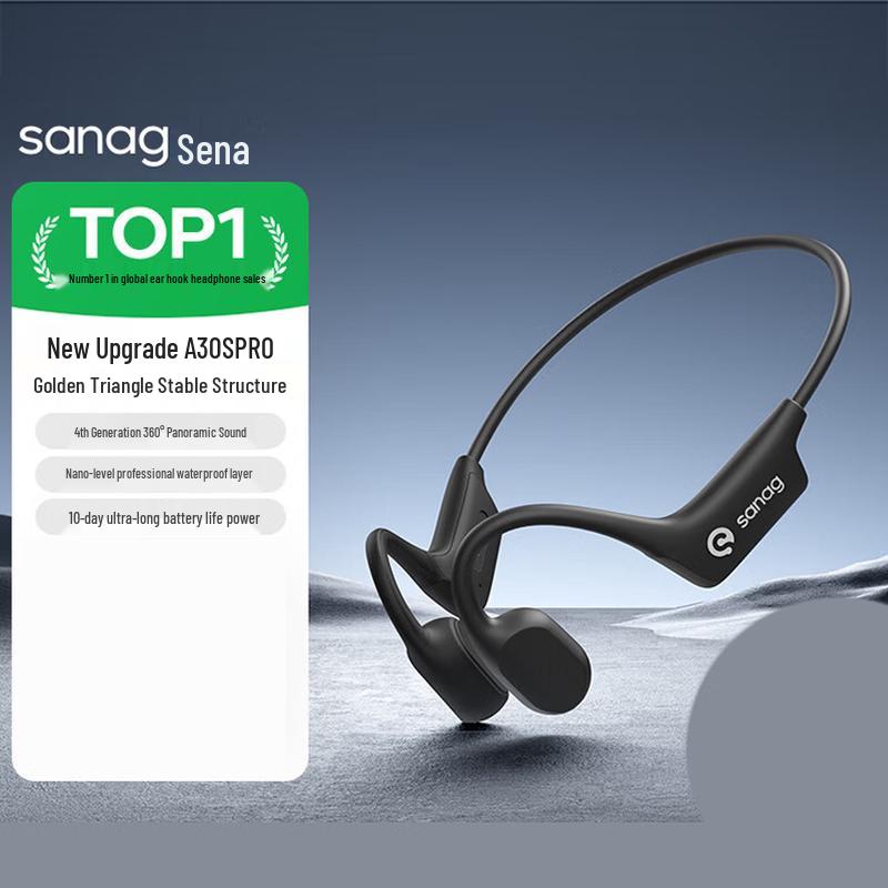 Спортивные наушники Sanag A30S ProMax с костной проводимостью Bluetooth
