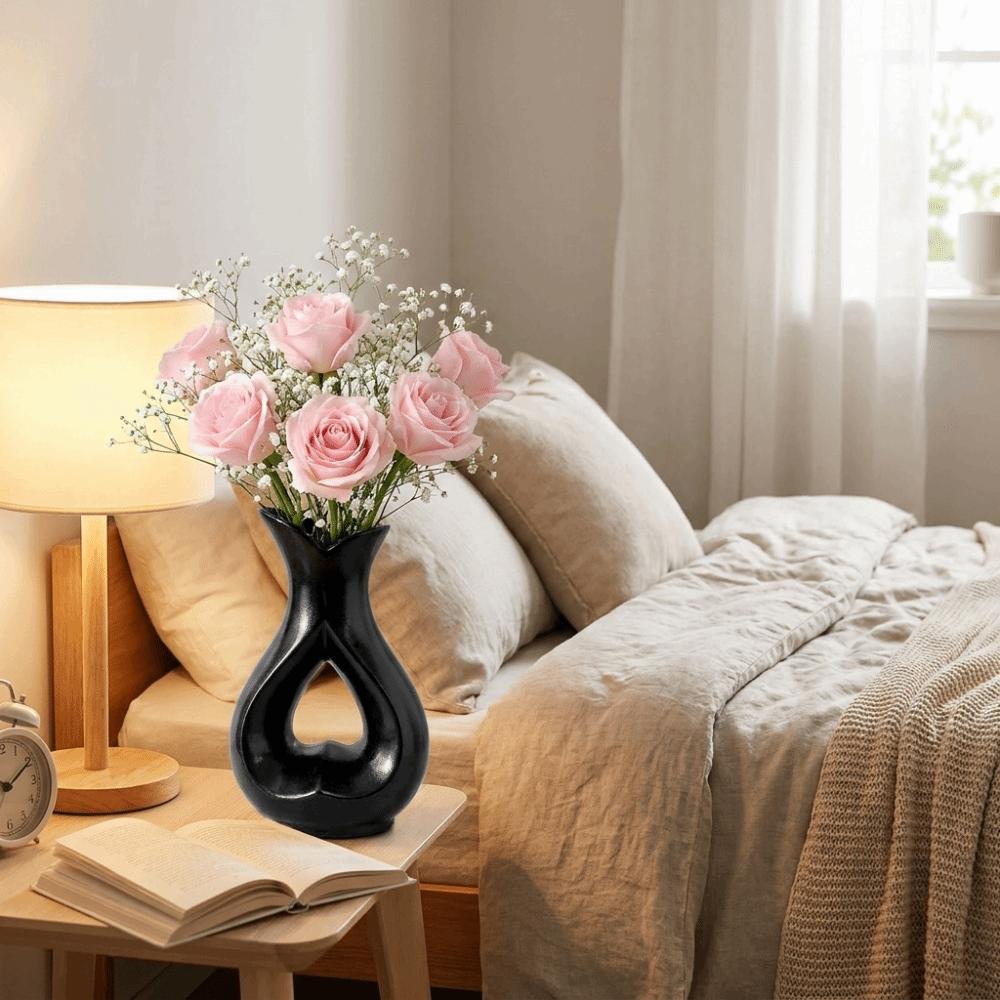 Handmade Decorative Vase Irregular Shape Table Vase Simple Flower Arrangement Ornament Office