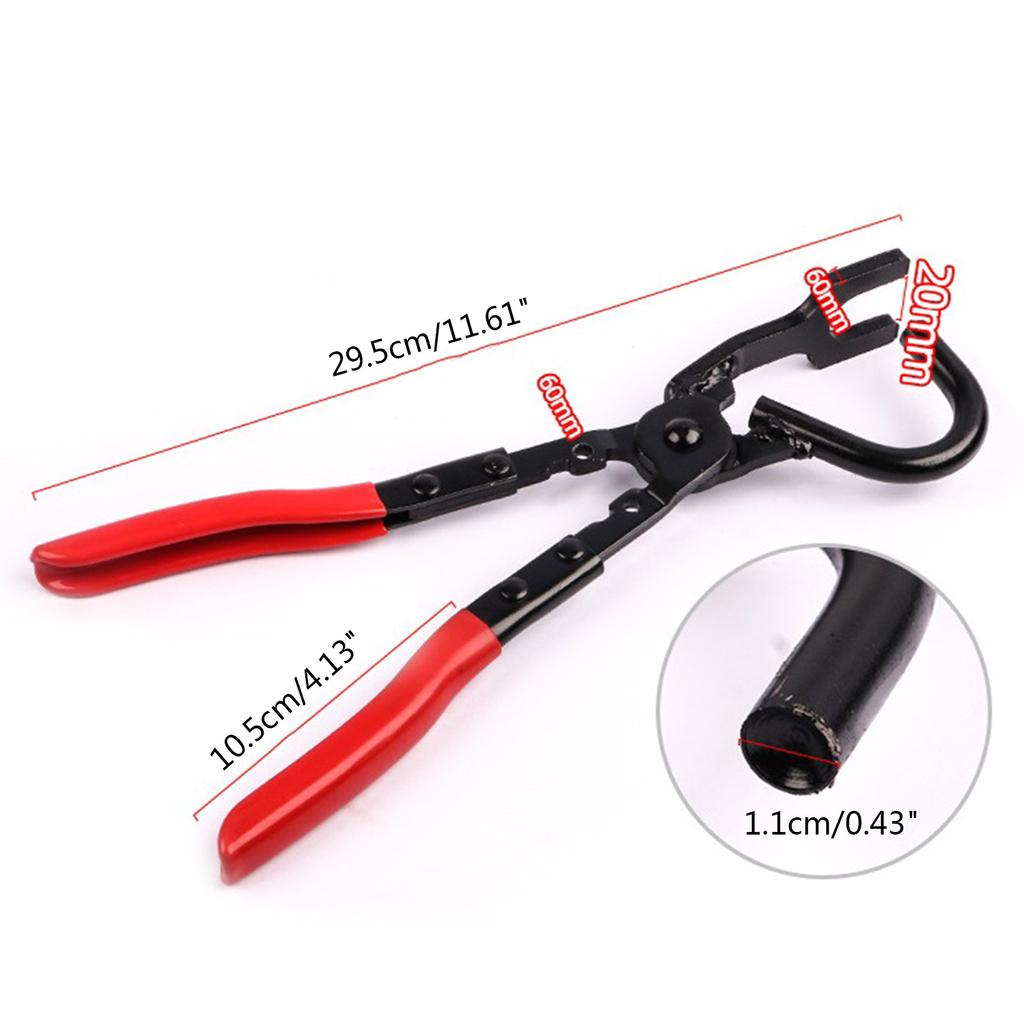 Car Exhaust Hanger Removal Plier Car Exhaust Rubber Pad Plier Puller Tool Exhaust Pipe Rubber Gasket Removal Pliers