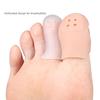 2pcs Toe Separator Finger Protector Applicator Corn Callus Remover Bunion Corrector Pedicure Tools Pain Relief Tube Foot Care