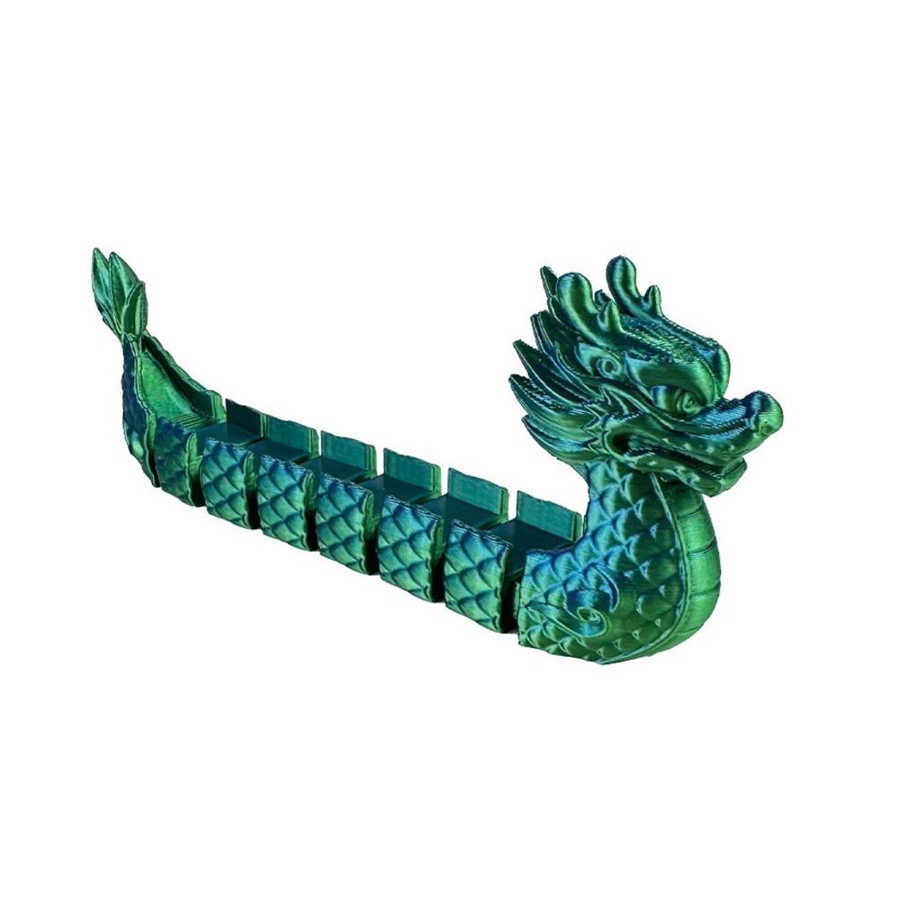 Realistic Articulated Chinese Dragon Cute Dragon Keys Holder  Desktop Ornament