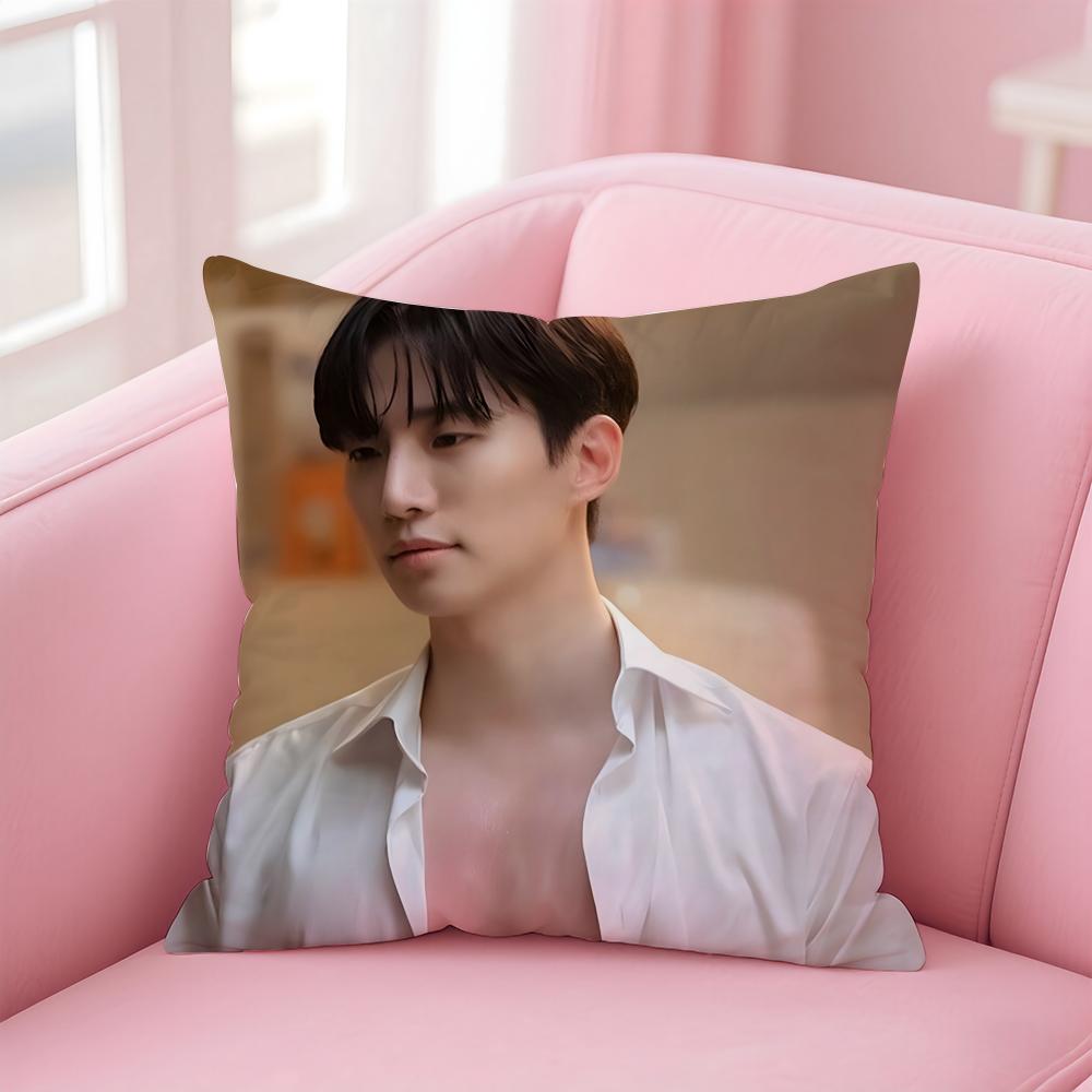singer charismatic JJunho Cushion Cover Pillow Case Soft Skin Friendly Fabric  Concealed Zipper