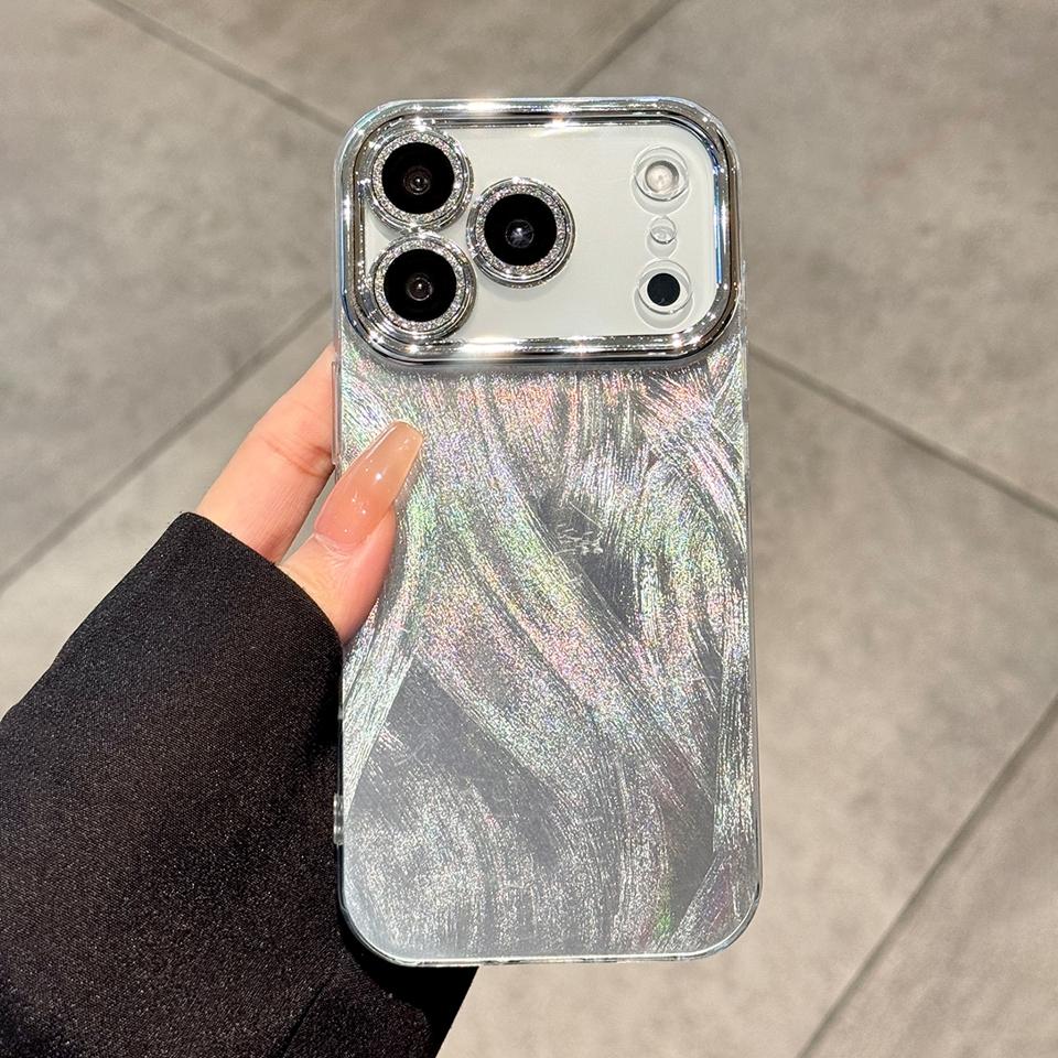 Блестящий магнитный чехол для телефона с глиттером для iPhone 17 Air 11 12 13 16 17 Pro Max 15 14 16 Plus Роскошный защитный жесткий чехол
