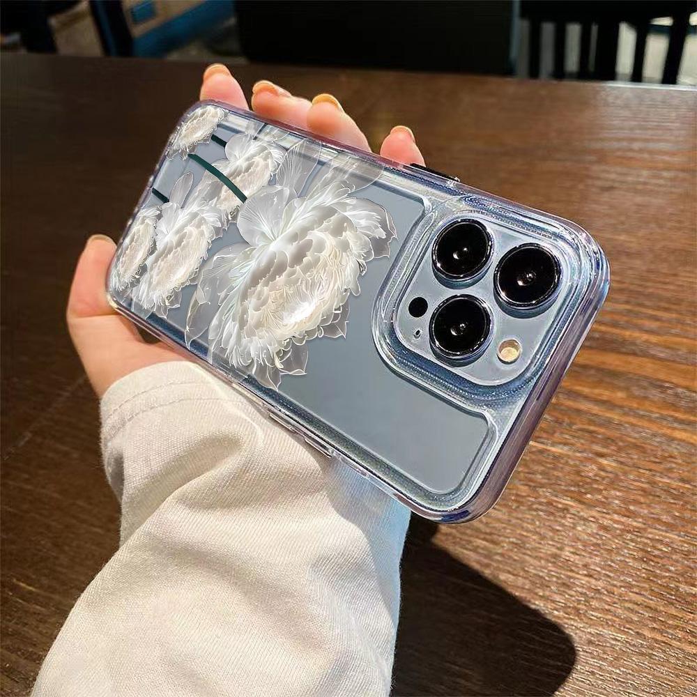Силиконовый чехол для телефона с цветком для iPhone 16 Pro Max Funda iPhone 13 11 14 15 12 XR X XS 7 8 Plus SE 16promax 15promax Cover Bumper