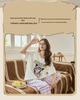 Летний хлопковый комплект пижамы для женщин: Короткий рукав, Длинные штаны, Милый дизайн для подростков, Идеально для весны и лета.