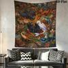 How to Train Your Dragon Wall Tapestry Aesthetic Wall Hanging Printed Fabric Blanket Decorative Tapestries for Bedroom Living Room Home Decor