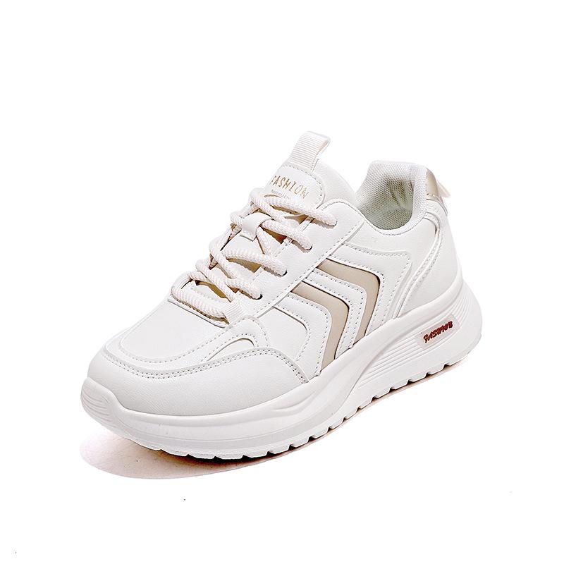 Инс корейская версия обуви Форрест Гамп женская 2025 весна новая уличная съемка студенческие беговые спортивные туфли маленькие белые кеды женские Q171