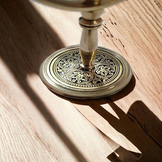 Brass Table Clock, Brass Table Clock for Gift, Anniversary Gift, Wedding Gift, Gift for Him, Christmas Gift