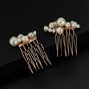Prom Handmade Jewelry Haircomb Hairwear Bridal Headpiece Bride Barrette Pearl Hairpin Comb