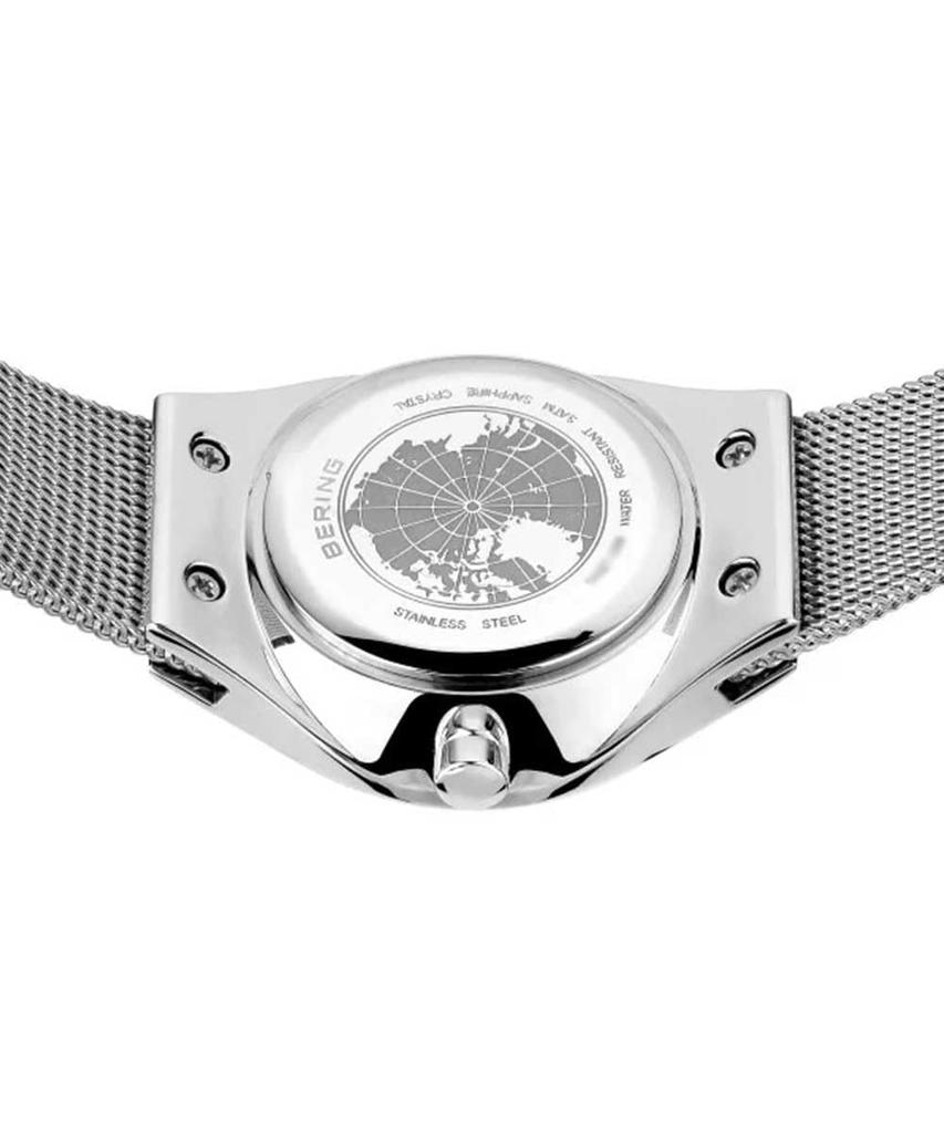 Женские часы BERING Classic Scandinavian Carving Mesh 11427-004 серебристые
