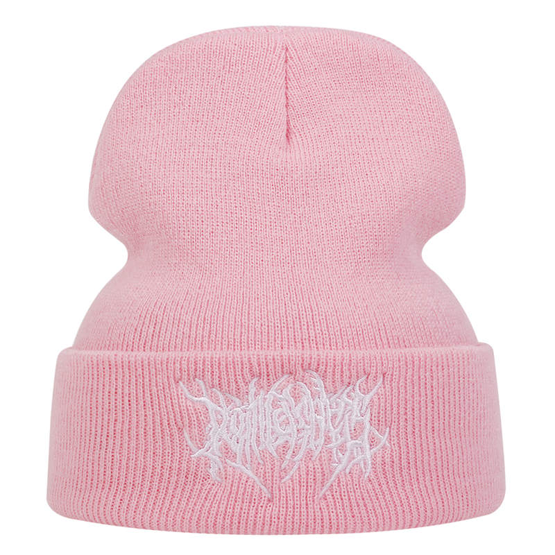 Новые индивидуальные шапочки с вышивкой, шляпа для мужчин и женщин, модные зимние теплые шапки, вязаные мягкие шапки, лыжные шапки с черепами, шерстяные шапки Gorras