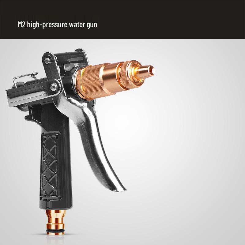 High-Pressure Water Gun Hose for Car Washing and Balcony Cleaning with Powerful Faucet Nozzle
