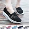 Fashion Summer Fashion Women's Thick-soled Breathable Mesh Non-slip Sports Fitness Rocker Ladies Sneakers Walking Shake Casual Shoes
