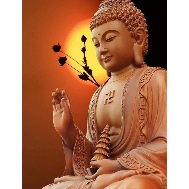 5D Diamond Painting Religion Full Round Buddha Statue Diamond Embroidery Cross Stitch Picture Of Rhinestone Home Decor