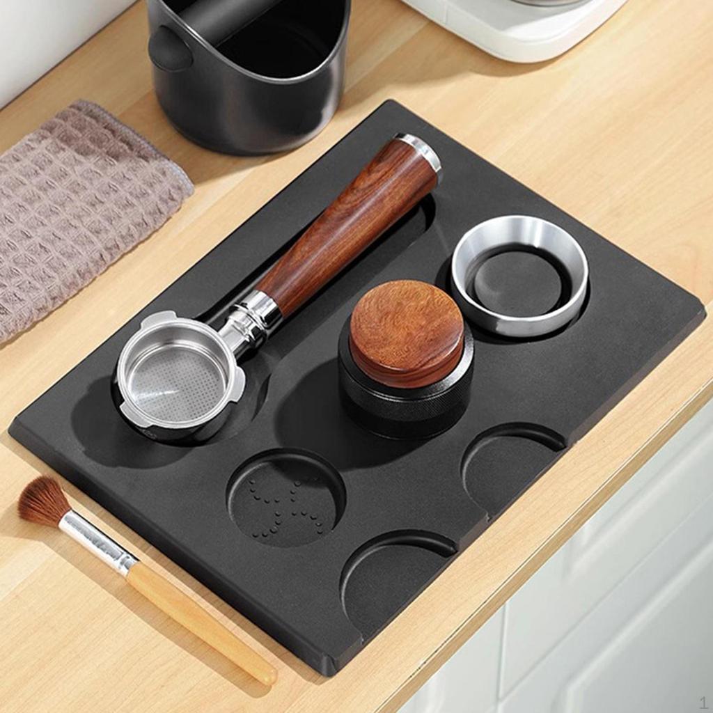 Коврик для тампера для кофе Barista Tamp Pad Многоразовый пресс для зерен Силикон для эспрессо