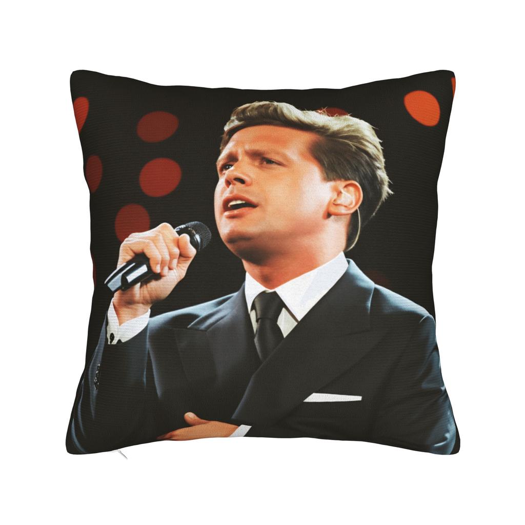 Singer L-Luis M-Miguel Pillow Cover Retro Trendy Pillow Case For Sofa Couch Bed Living Room Soft Pillowcases Birthday Present