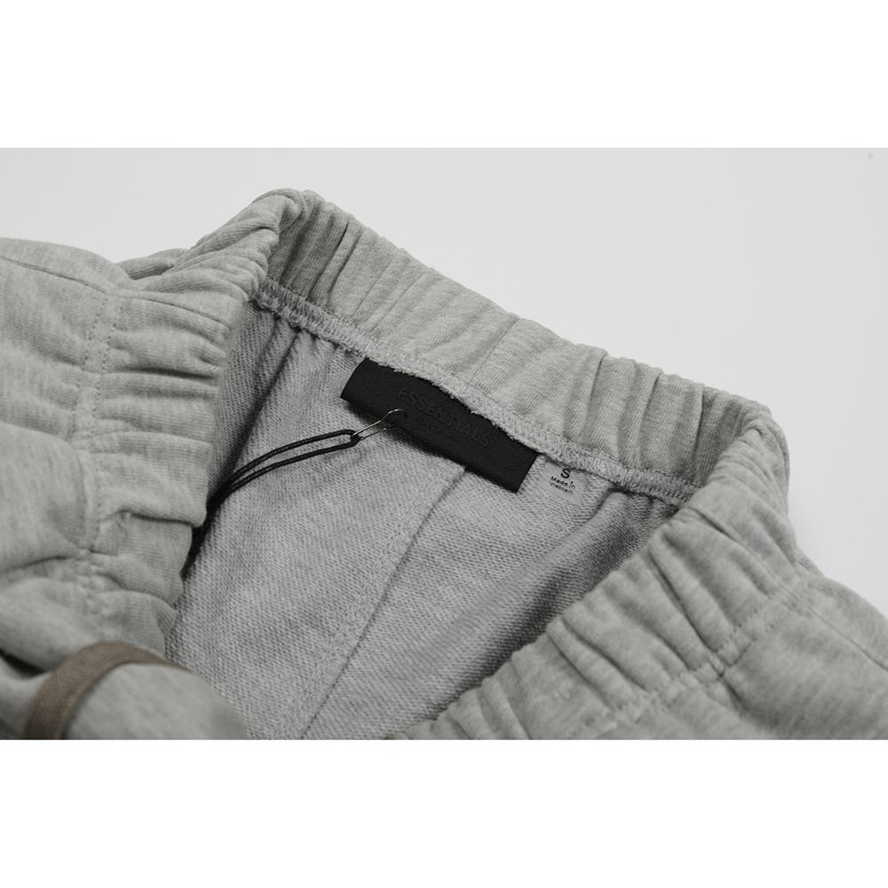 Fear Of God Essentials Винтажный принт Логотип Шорты-свитшот Унисекс Оверсайз Хлопок Шнурок Эластичный пояс Уличная одежда Повседневные Спортивные Шорты до колена