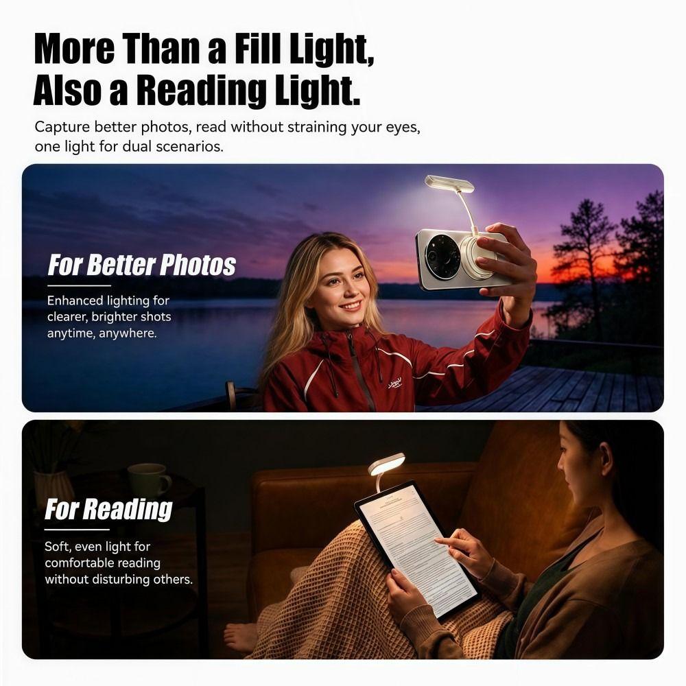 Adjustable Hose Magnetic Phone Fill Light Multi-Angle Flexible Selfie Ring Light Photography