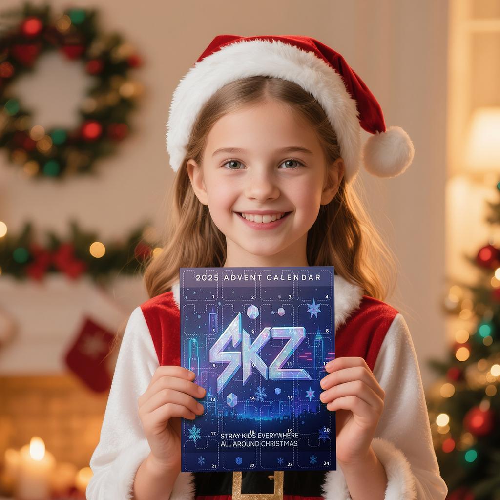 2025 Advent Calendar, 24 Days Christmas Advent Countdown Calendar With 24 Pcs Ornaments, Chill Daily Surprises, 2D Acrylic Ornaments Christmas Decor