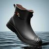 Men's Water Boots Non-slip Work Rubber Shoes Outdoor Rain Boots Men's New Waterproof Shoes Casual Camping Fishing Shoes