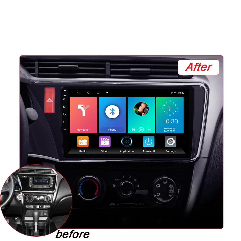 icreative Для Honda City 2014 2015 2016 2017 2018 Автомобильное радио Мультимедиа Blu-ray QLED навигатор Авто GPS без 2 Din DVD