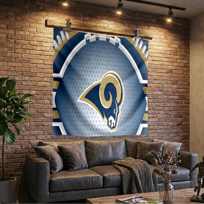 1PC Los Angeles Football Team Tapestry, Unique Design Tapestry, Wall Decor for Bedroom,Livingroom, Playroom,Heartwarming Fan Holiday Gifts
