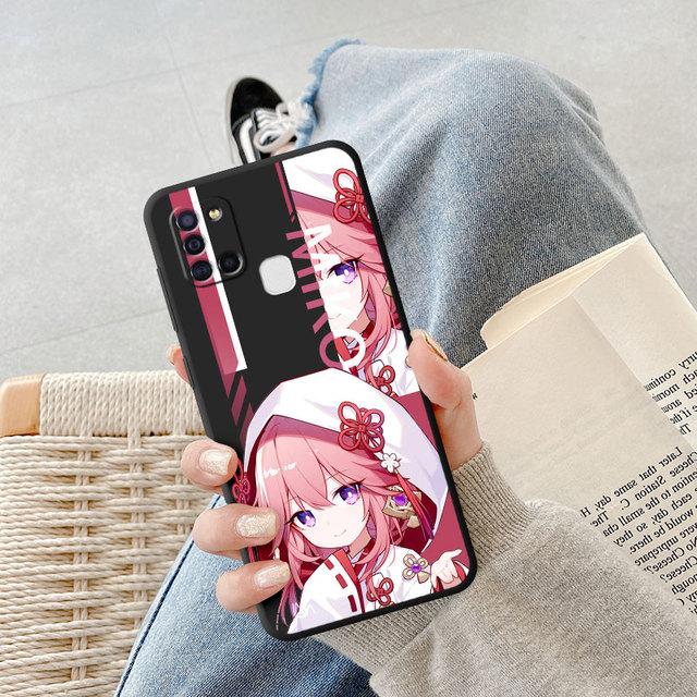 Genshin Impact Phone Case For Samsung Galaxy A03s A04s A50 A70 A54 A34 A20e A03 Core A04 A10s A10 A02 A01 A02s A40 Cover