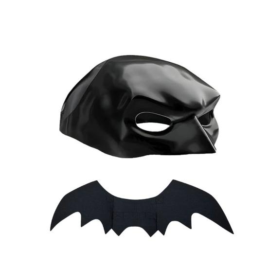 Набор для косплея кошки-летучей мыши, набор шляп и крыльев для косплея кошки-летучей мыши, подушка для лица на Хэллоуин для домашних животных, аксессуар для костюма для кошек