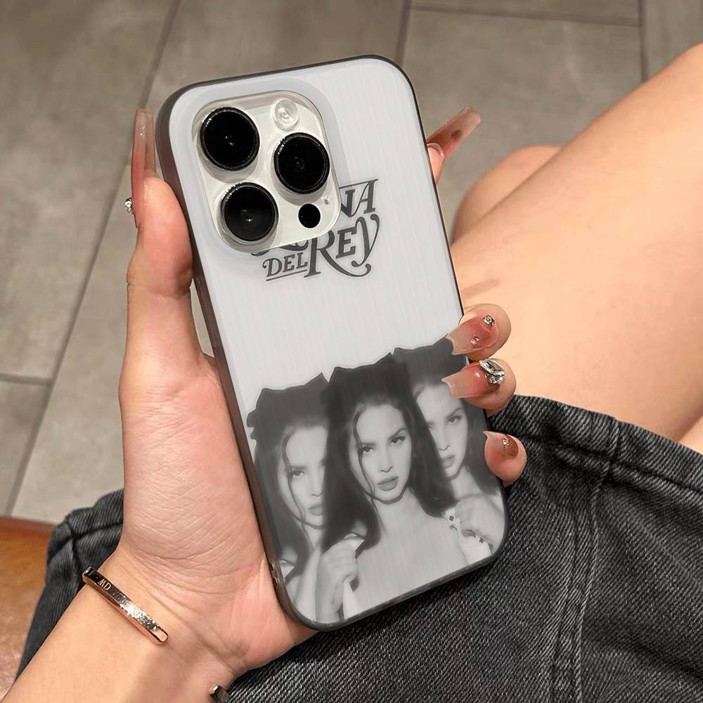 Певица Лана Дель Рей Гофрированный Узор Для IPhone 17 16 15 14 13 12 11 16 Pro Max Plus Pro Нескользящий Чехол Для Телефона