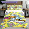 3pcs Duvet Cover Set (1*Duvet Cover + 2*Pillowcase, Without Core), Garfield Print Bedding Set, Bedroom Decor, All‑Season, Birthday Gift
