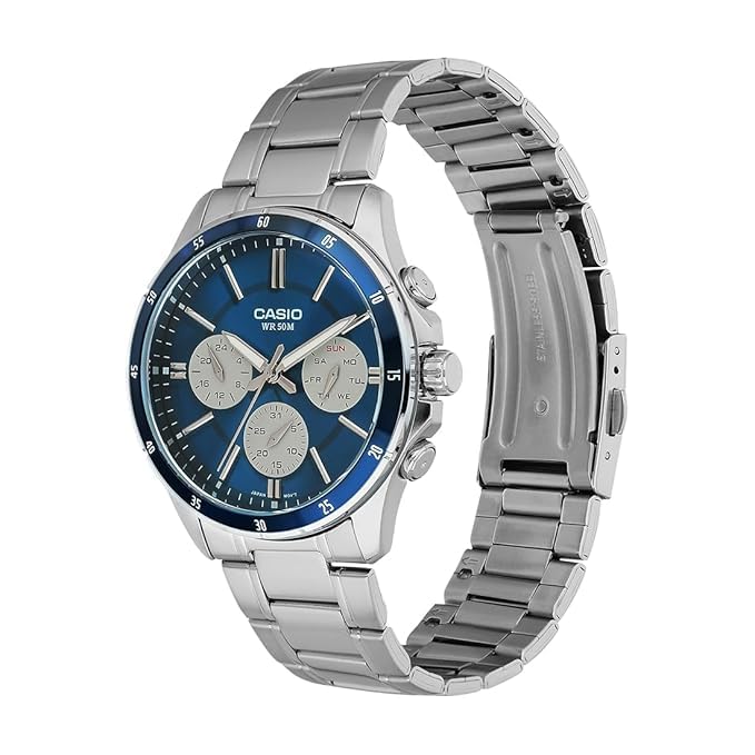 Casio Silver Watch [KK6KV] MTP-1374D-2A3VDF Men's