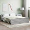 VidaXL Bed Frames Headboard and Footboard Grey Sonoma 150x200 Cm 3203759
