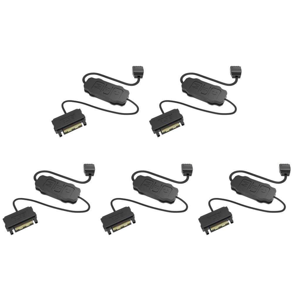 1-10 шт. 5V 3PIN ARGB Контроллер ARGB 5V 3PIN к SATA Интерфейс Удлинительный кабель RGB Синхронизация Кабель Контроллера для вентилятора ПК, светодиодной ленты