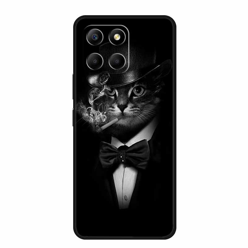 Чехол для Honor X7d 2025 X 7 d Популярный Черный Силиконовый Мягкий Задний Чехол для Honor X7d 4G 400 Smart Play 10T Чехол для Телефона