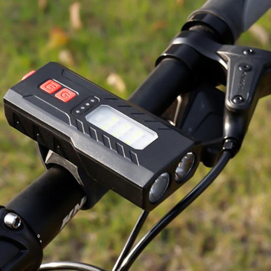 Bike Headlight High Brightness Waterproof Rechargeable Compact Size Multiple Lighting Modes USB Charging Bicycle Front Headlight Bicycle Light