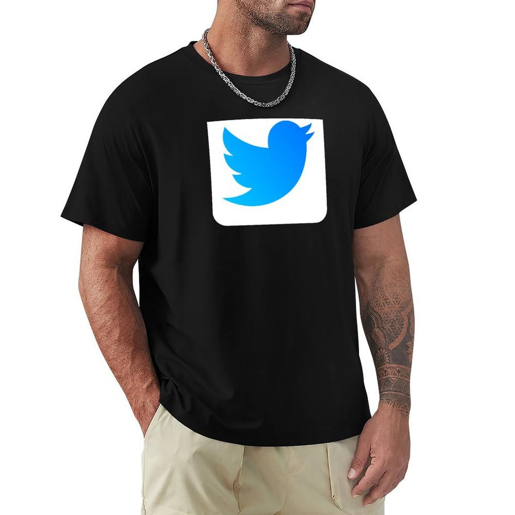 Twitter Logo T-Shirt quick-drying sublime men workout shirt